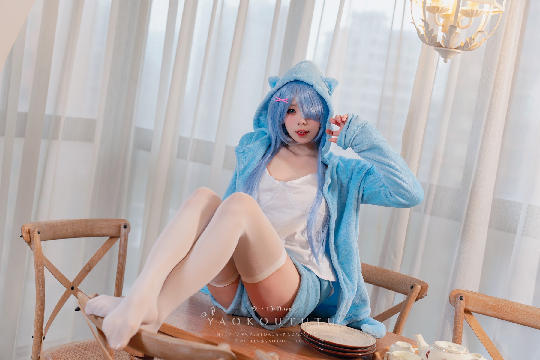 Coser@黏黏团子兔 – 『蕾姆喵喵』&小剧场 - P6