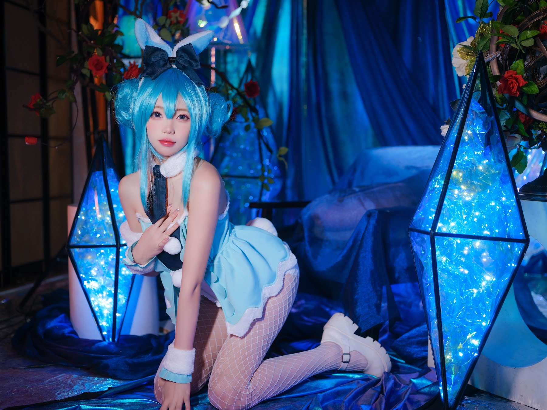 Coser@黏黏团子兔 – MIKU初音未来兔女郎 - P12