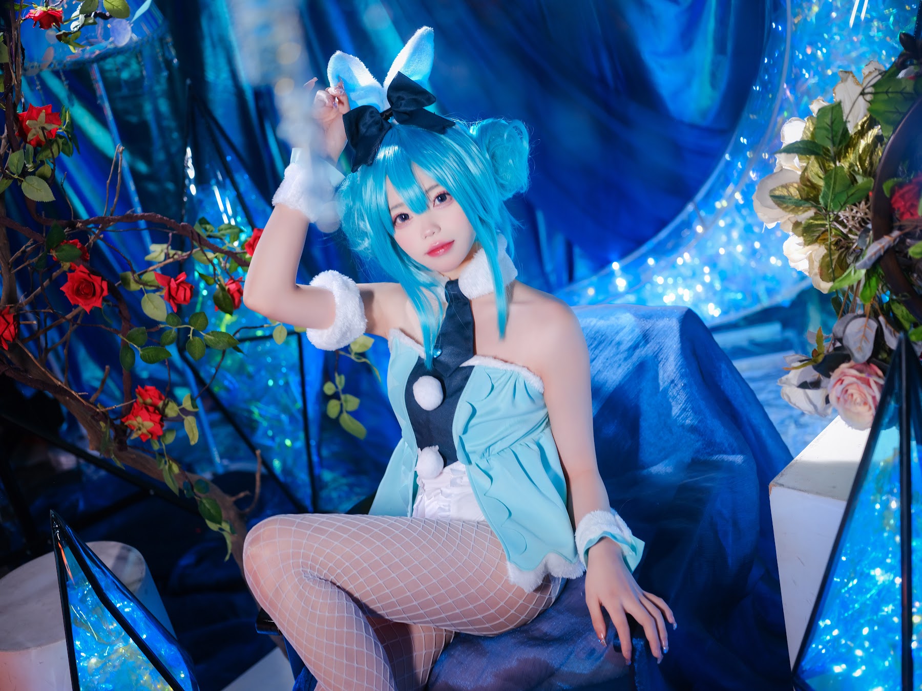 Coser@黏黏团子兔 – MIKU初音未来兔女郎 - P6
