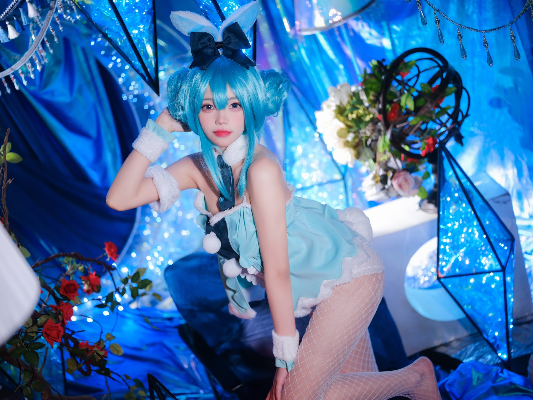 Coser@黏黏团子兔 – MIKU初音未来兔女郎 - P7