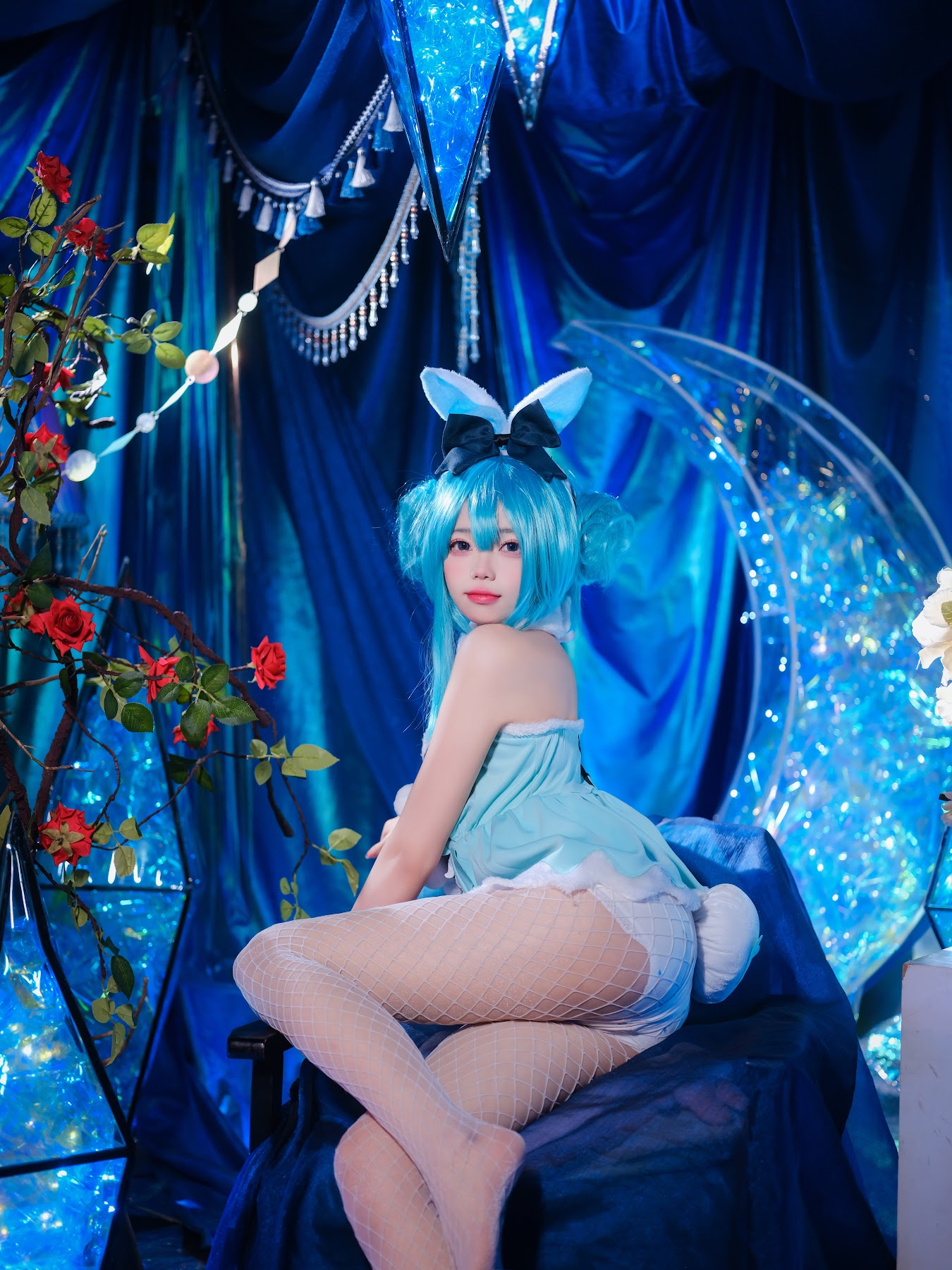 Coser@黏黏团子兔 – MIKU初音未来兔女郎 - P8