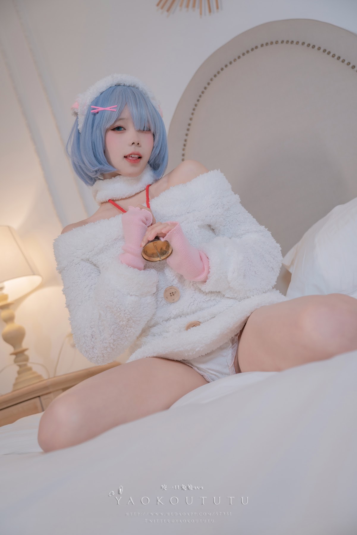 Coser@黏黏团子兔 – T3特典 蕾姆咩咩 - P10