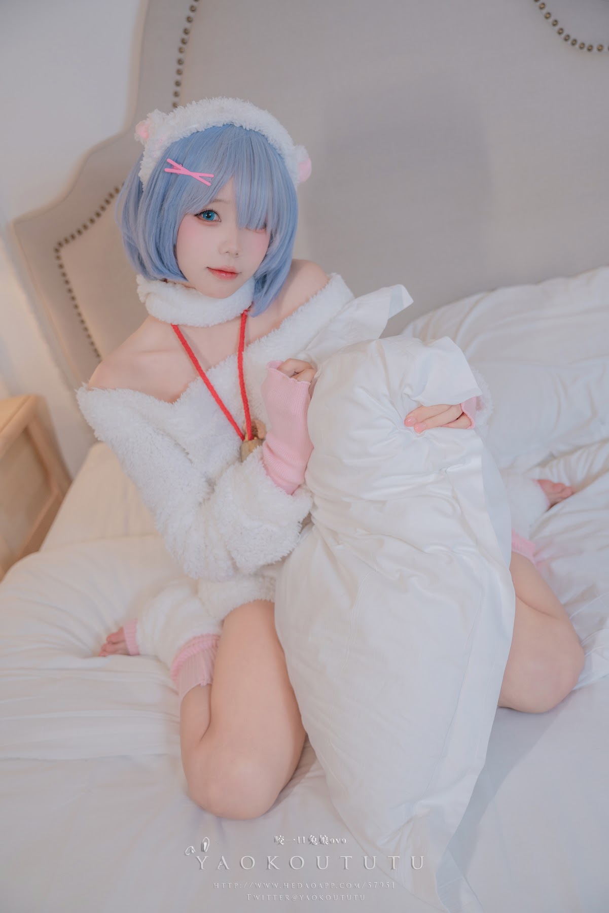 Coser@黏黏团子兔 – T3特典 蕾姆咩咩 - P11
