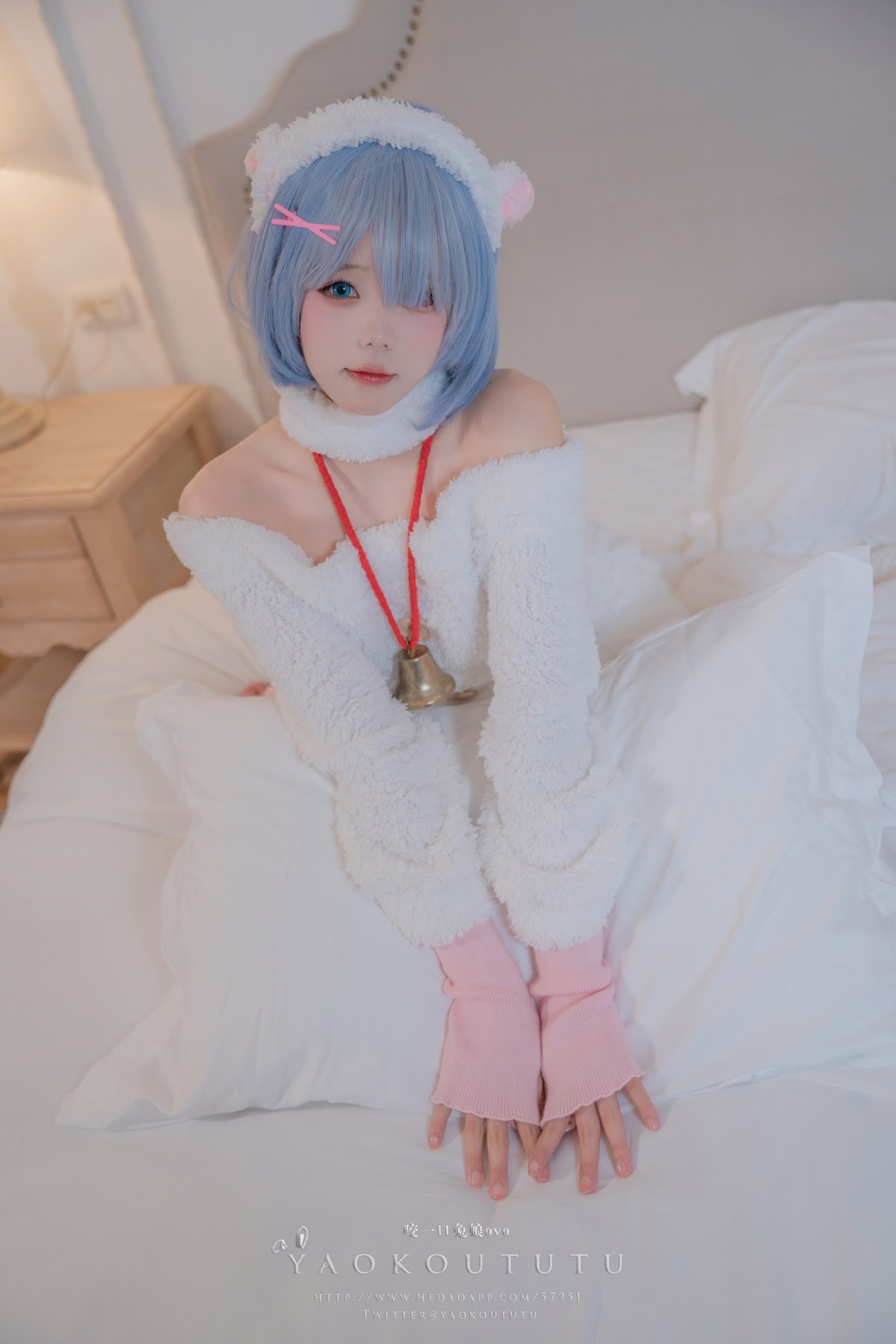 Coser@黏黏团子兔 – T3特典 蕾姆咩咩 - P12