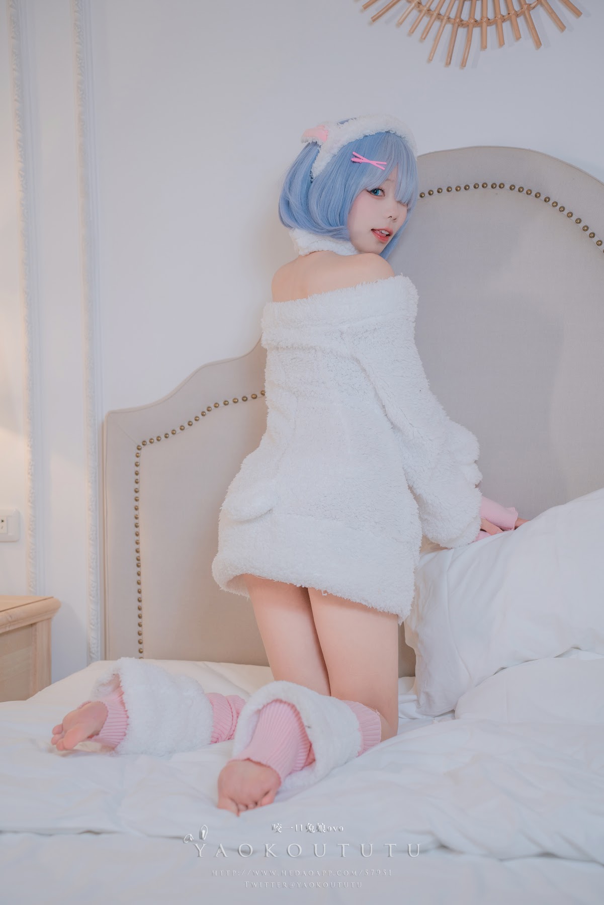 Coser@黏黏团子兔 – T3特典 蕾姆咩咩 - P13