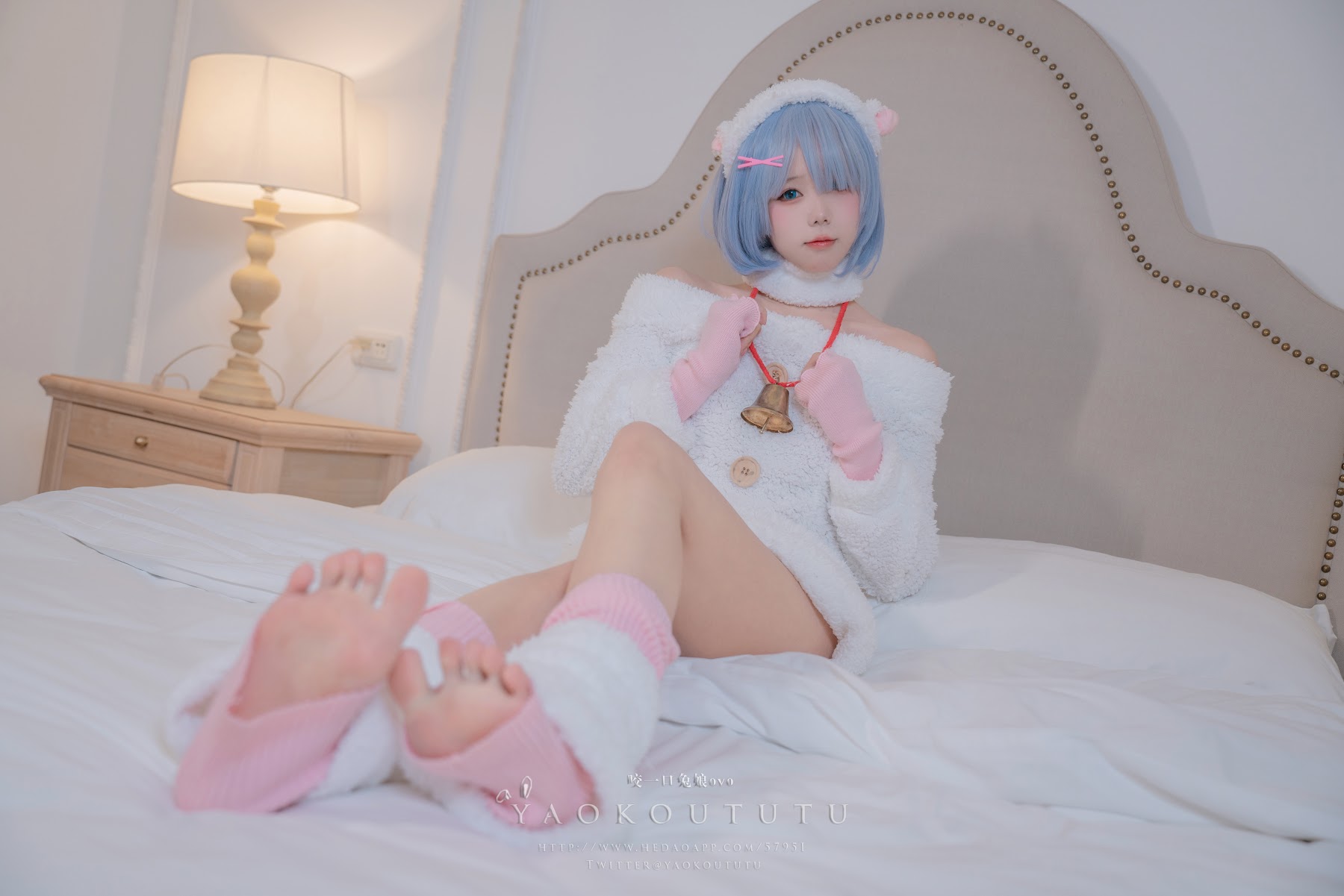 Coser@黏黏团子兔 – T3特典 蕾姆咩咩 - P1