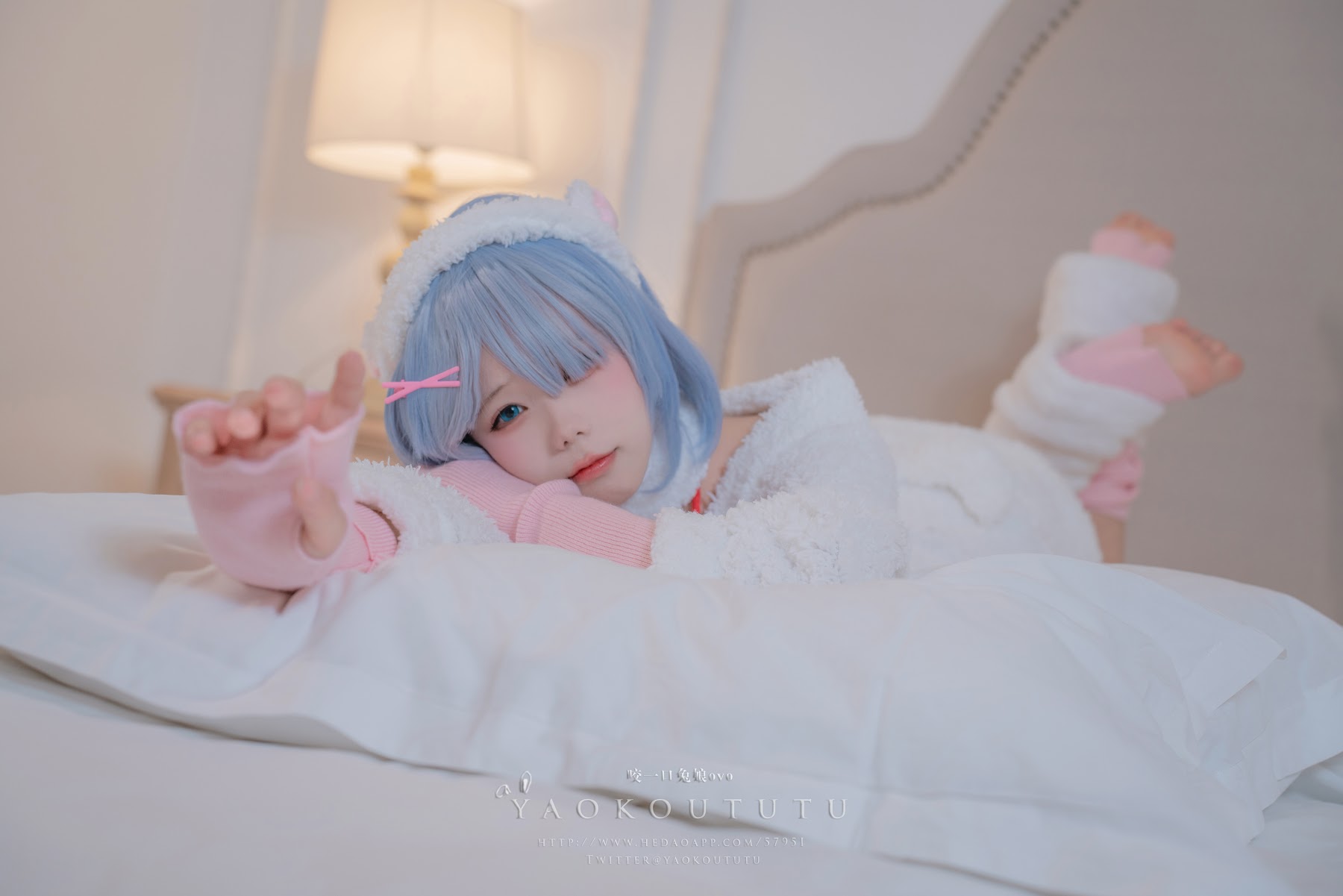 Coser@黏黏团子兔 – T3特典 蕾姆咩咩 - P19