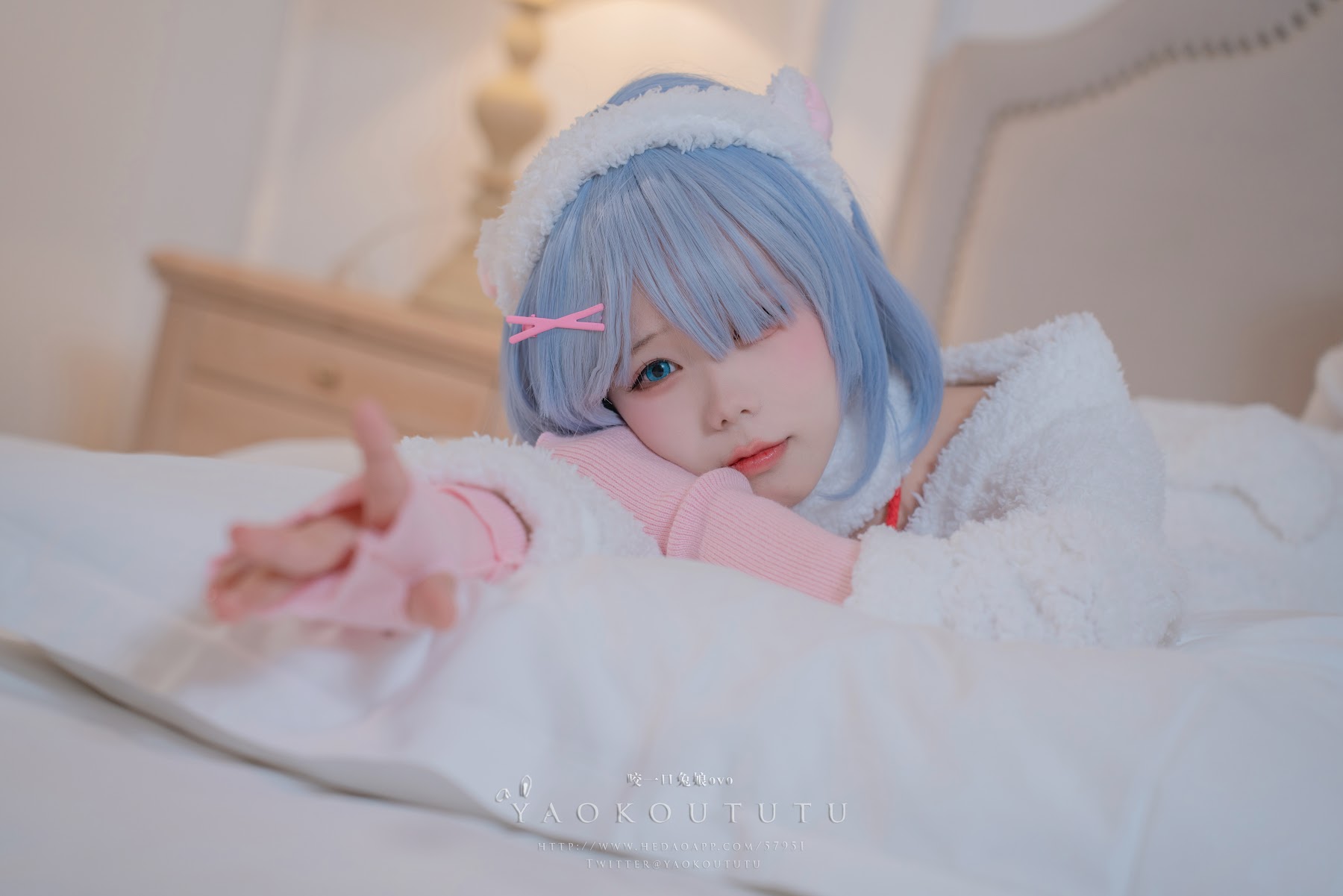 Coser@黏黏团子兔 – T3特典 蕾姆咩咩 - P20