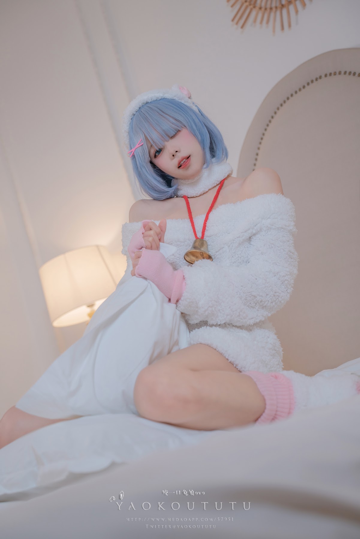 Coser@黏黏团子兔 – T3特典 蕾姆咩咩 - P24