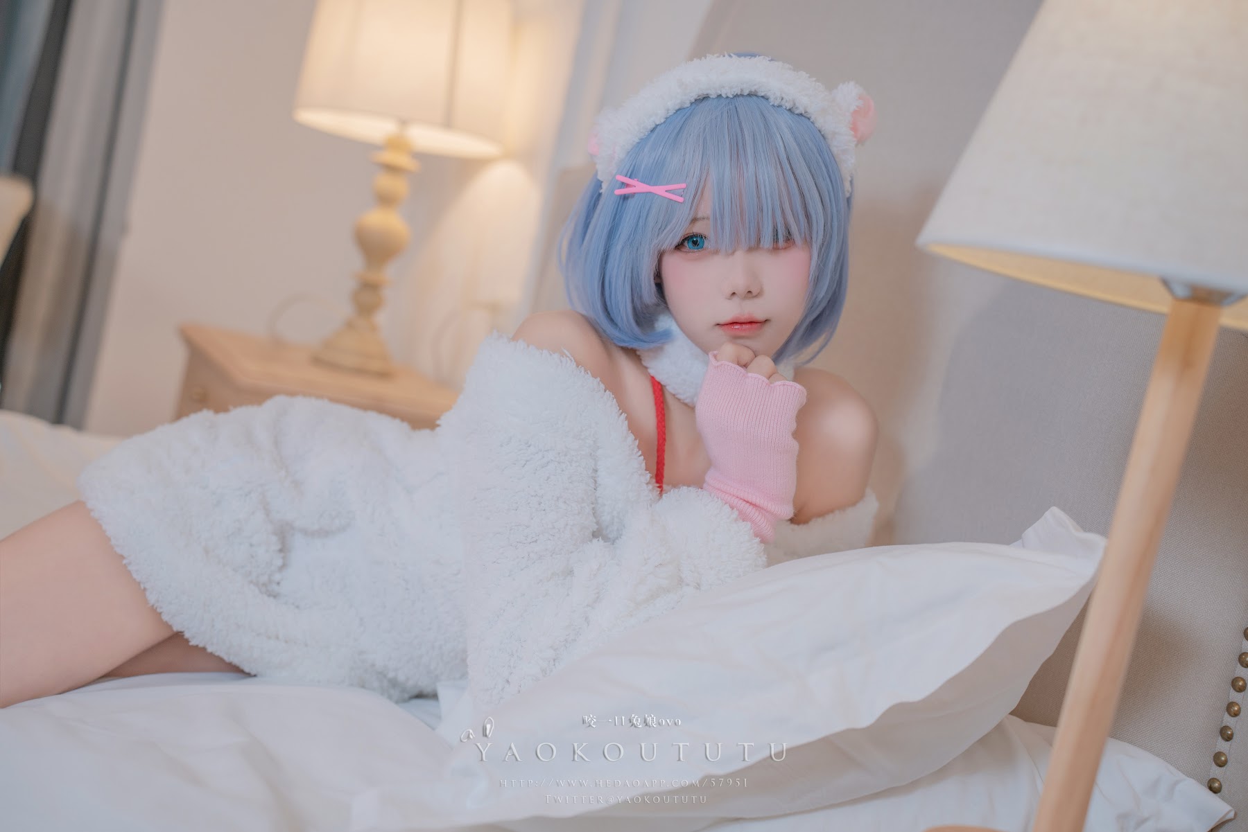 Coser@黏黏团子兔 – T3特典 蕾姆咩咩 - P4