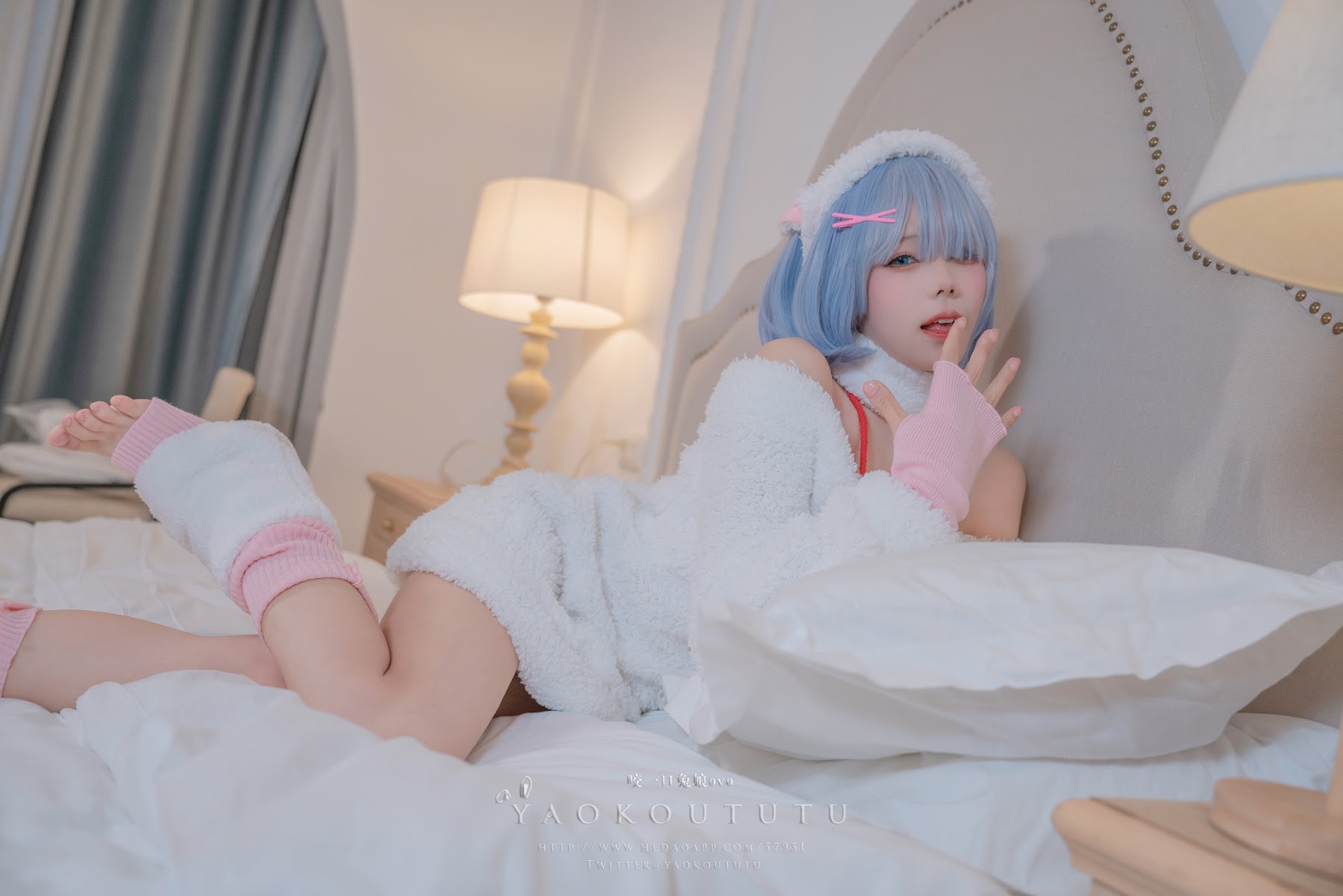 Coser@黏黏团子兔 – T3特典 蕾姆咩咩 - P5