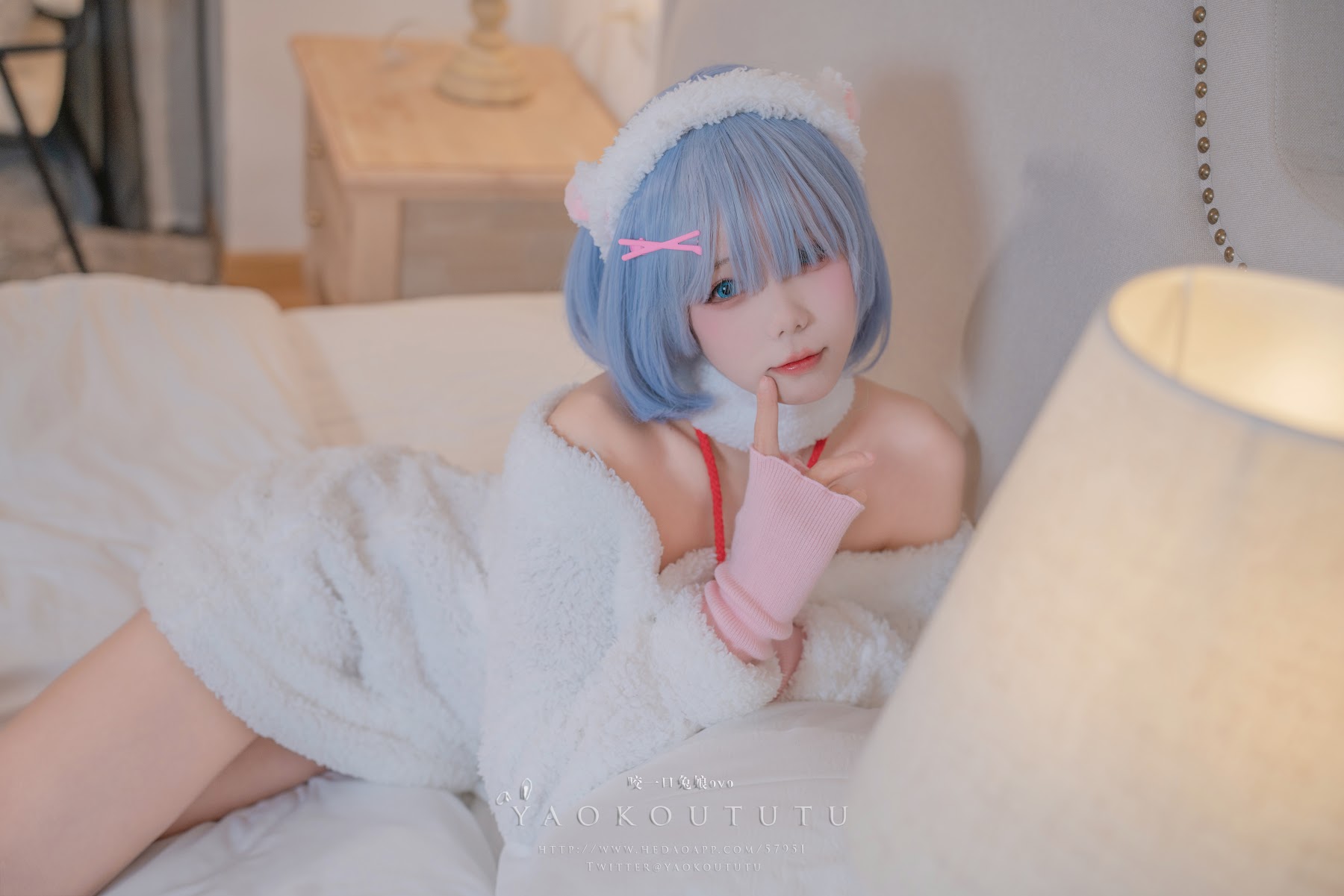 Coser@黏黏团子兔 – T3特典 蕾姆咩咩 - P6