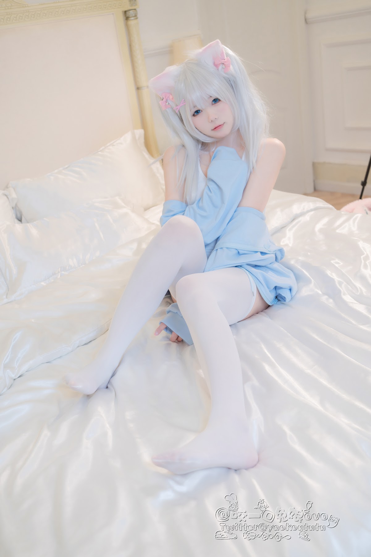 Coser@黏黏团子兔 – 做你的猫 - P9