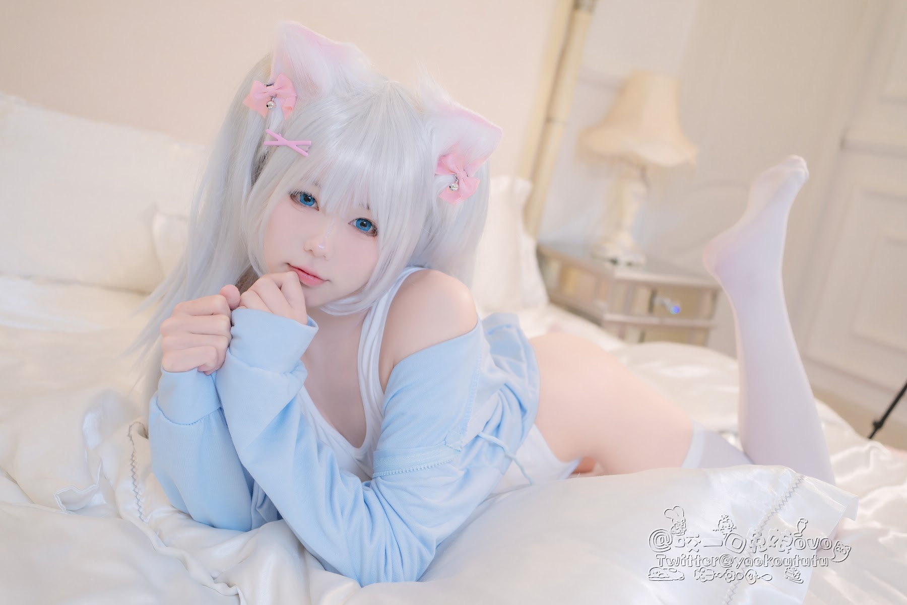 Coser@黏黏团子兔 – 做你的猫 - P13