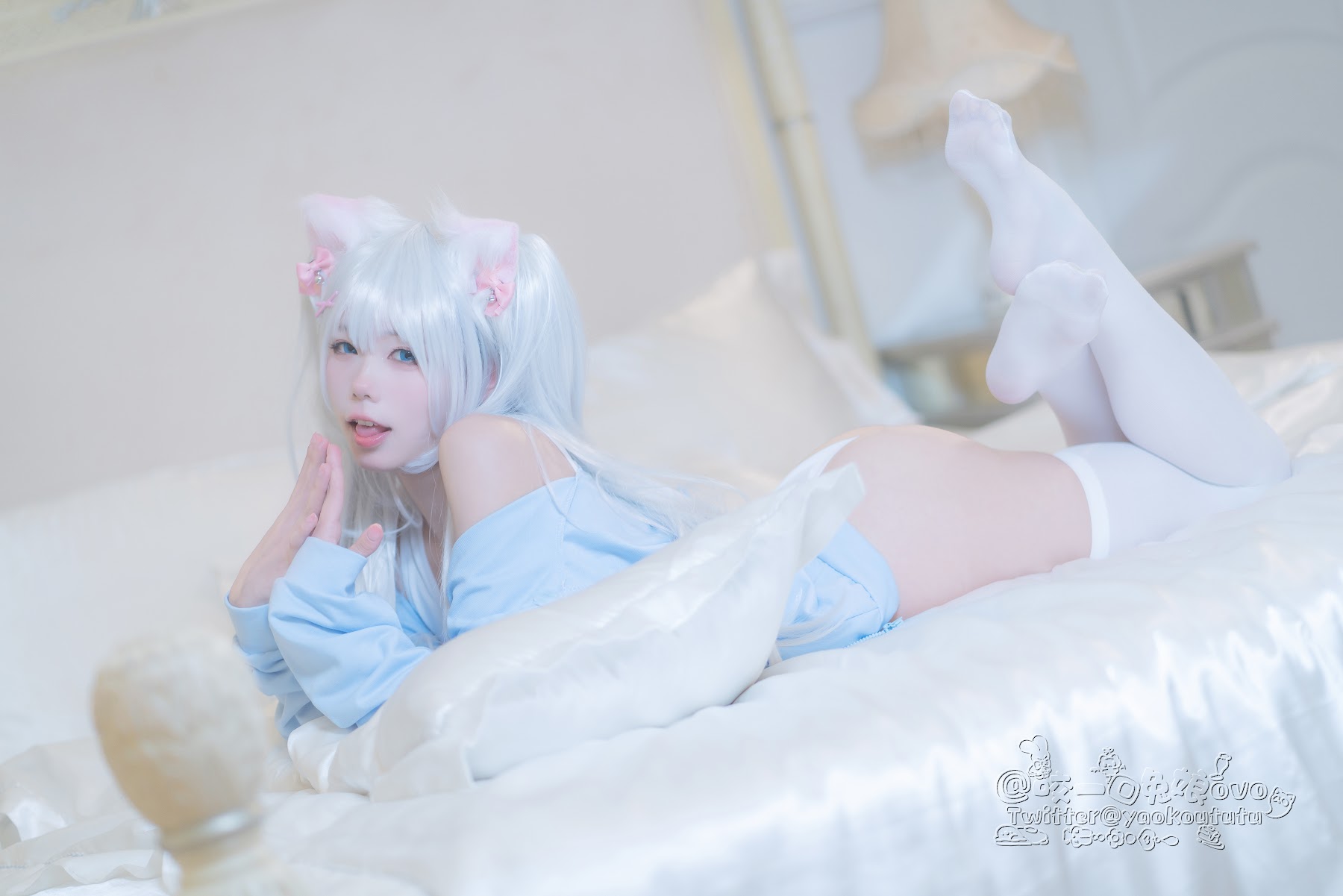 Coser@黏黏团子兔 – 做你的猫 - P15