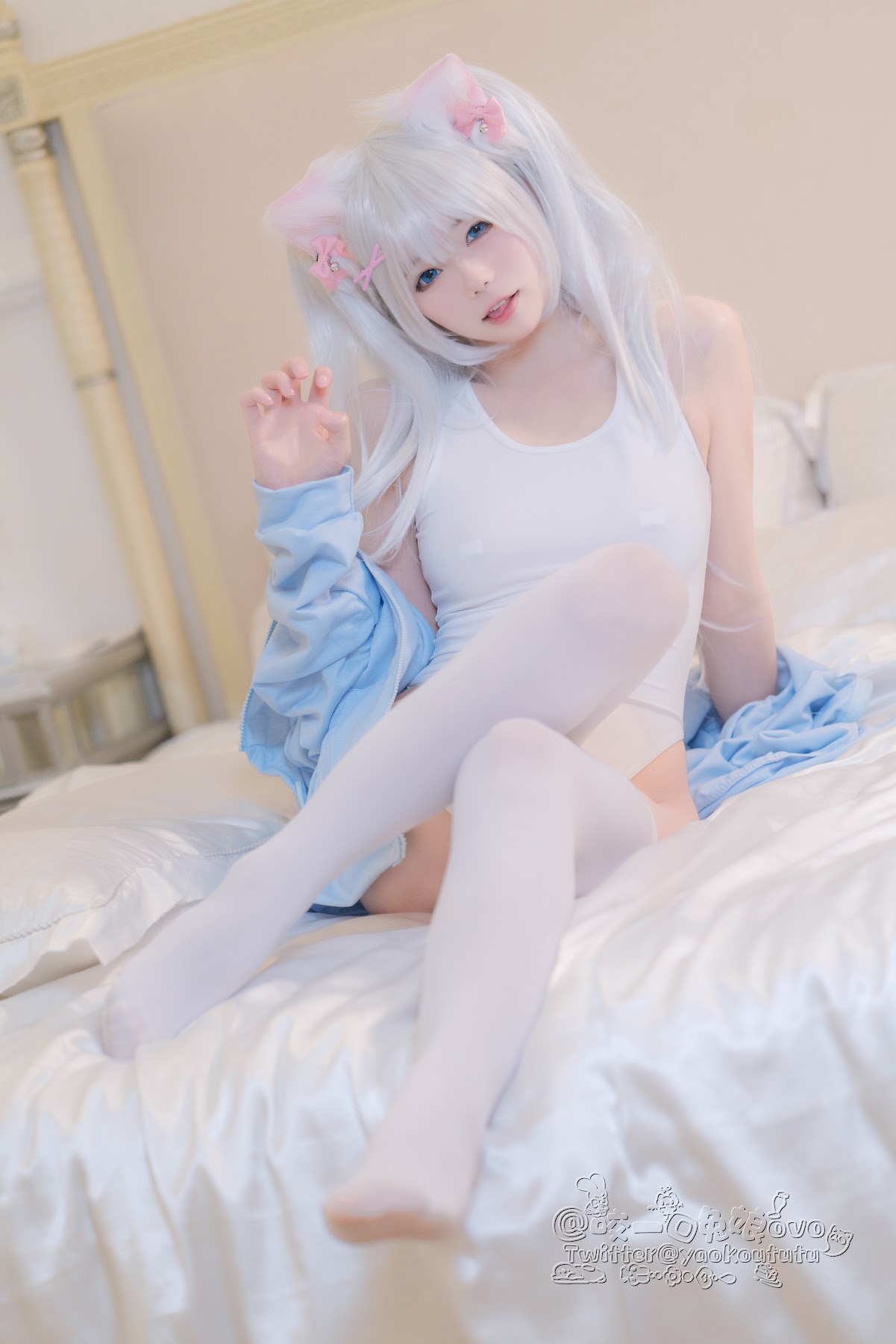 Coser@黏黏团子兔 – 做你的猫 - P19