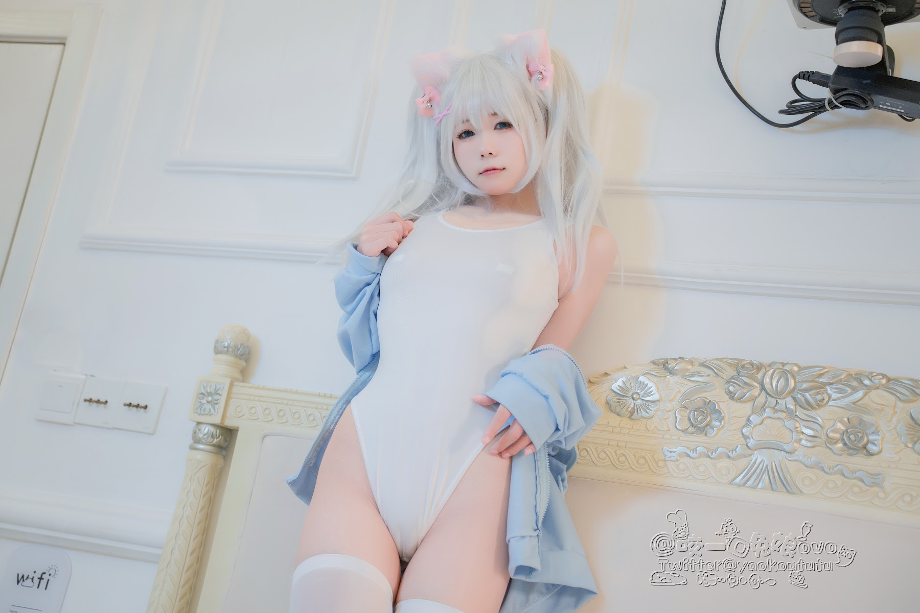 Coser@黏黏团子兔 – 做你的猫 - P38