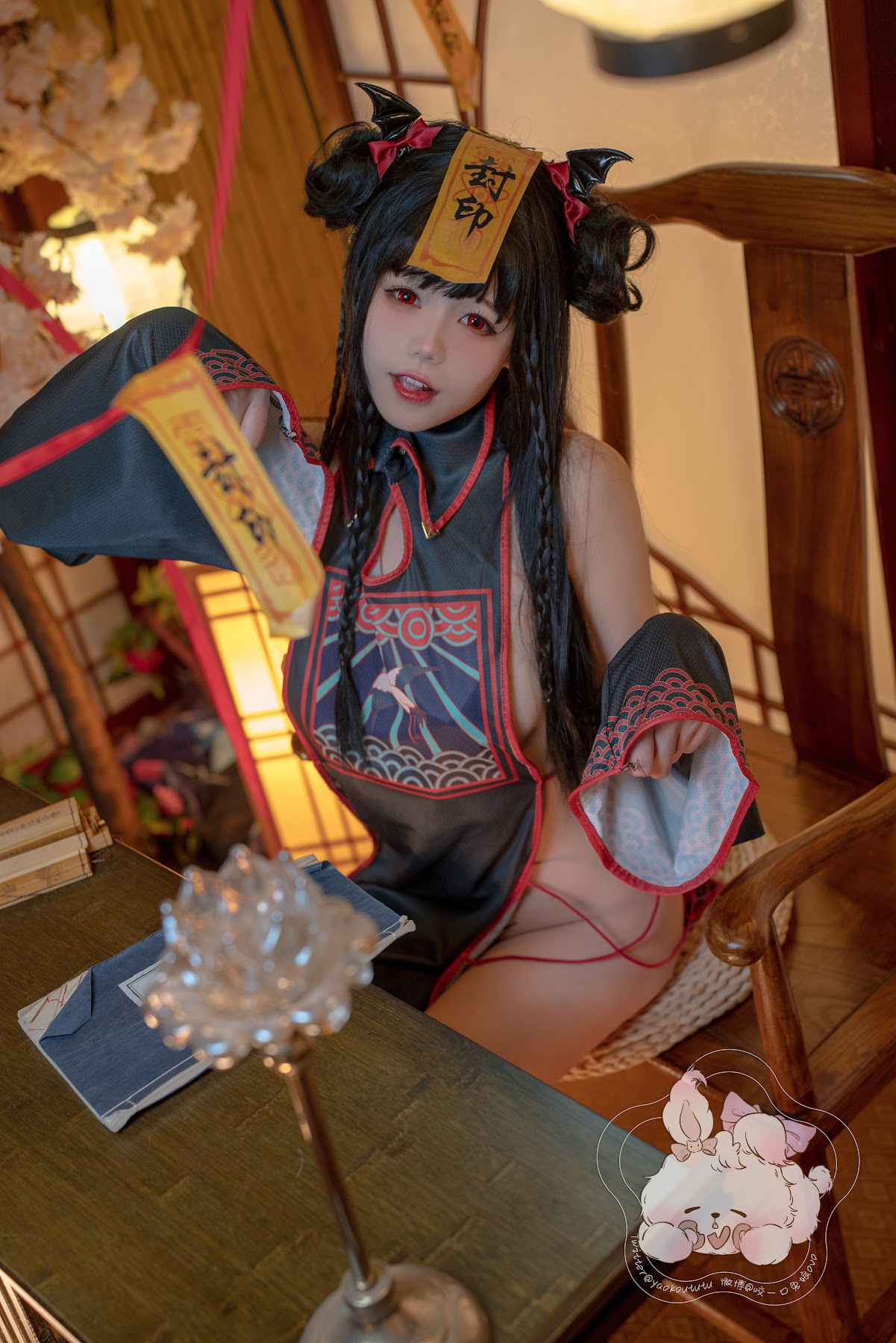 Coser@黏黏团子兔 – 僵尸蹲蹲 - P9