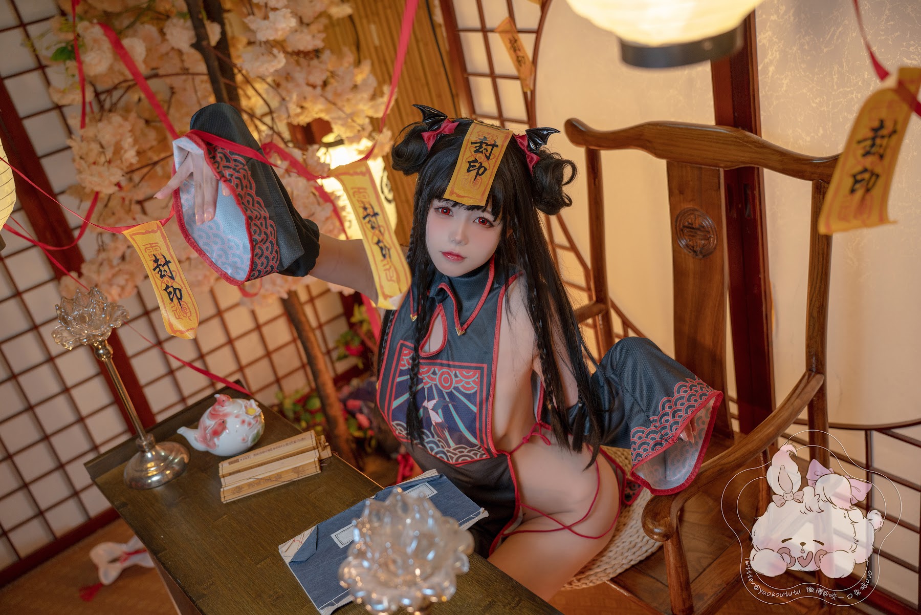 Coser@黏黏团子兔 – 僵尸蹲蹲 - P10