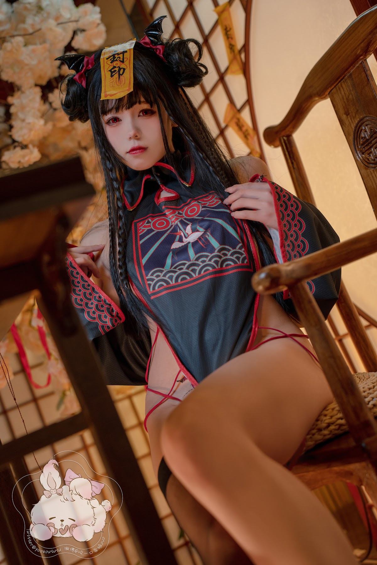 Coser@黏黏团子兔 – 僵尸蹲蹲 - P13