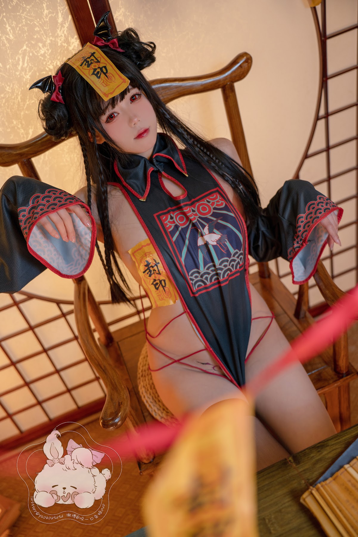 Coser@黏黏团子兔 – 僵尸蹲蹲 - P14