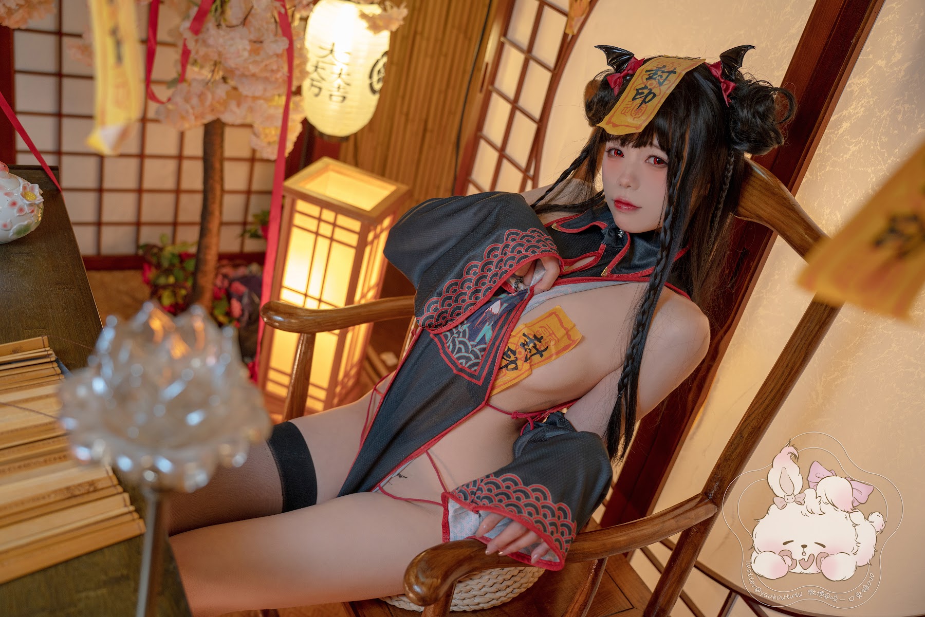 Coser@黏黏团子兔 – 僵尸蹲蹲 - P17