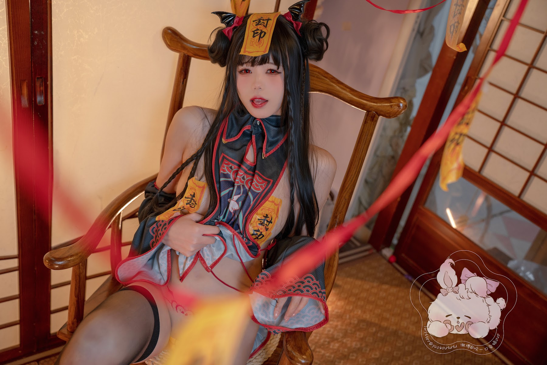 Coser@黏黏团子兔 – 僵尸蹲蹲 - P30