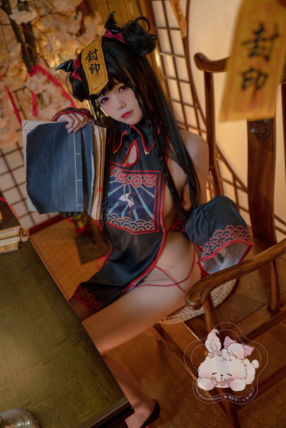 Coser@黏黏团子兔 – 僵尸蹲蹲 - P8