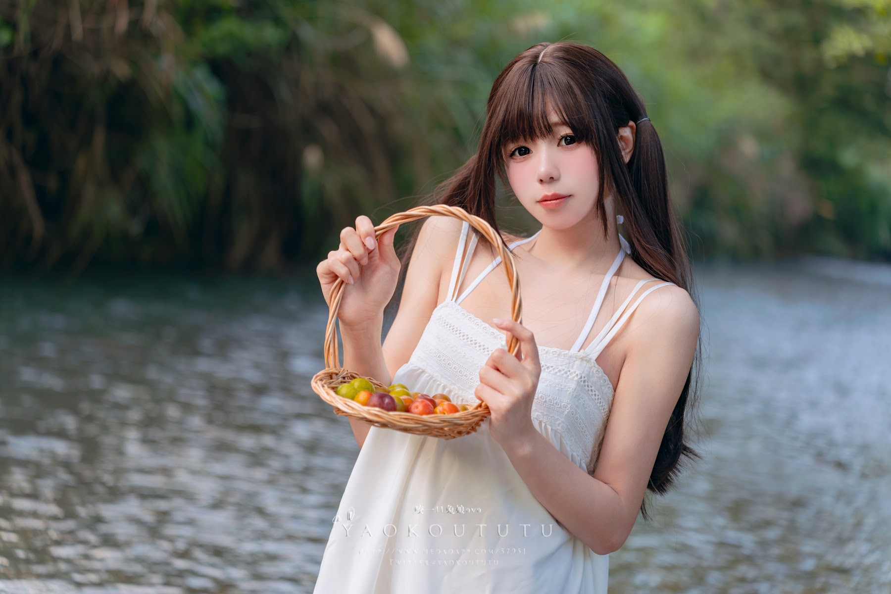 Coser@黏黏团子兔 – 八月订阅『溯溪之夏』& 恋爱循环 - P7