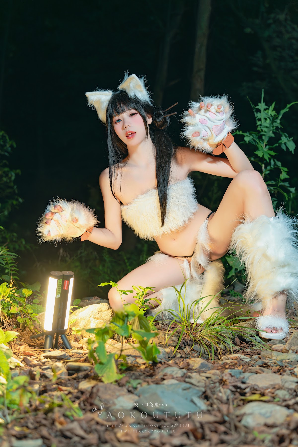 Coser@黏黏团子兔 – 八月订阅『狐灵』& LIKEY - P13