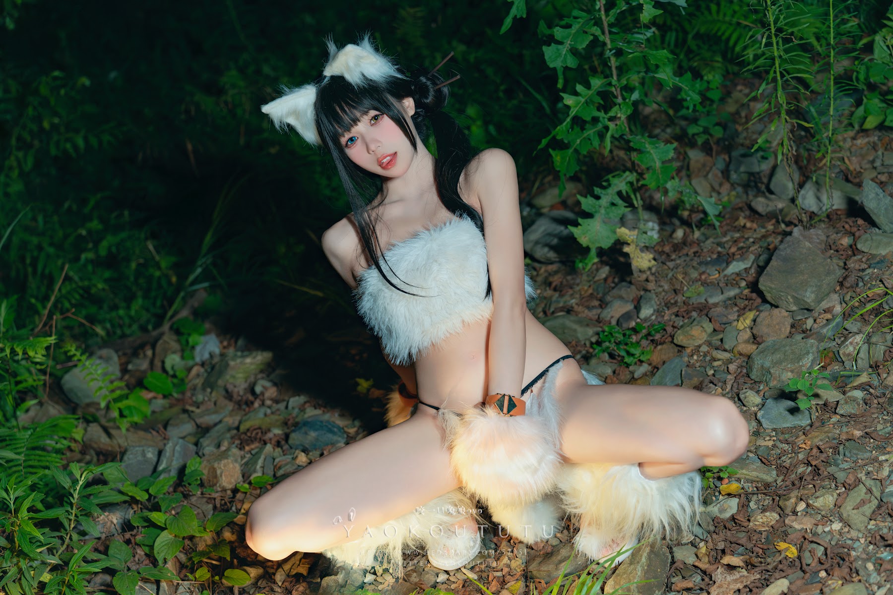 Coser@黏黏团子兔 – 八月订阅『狐灵』& LIKEY - P15