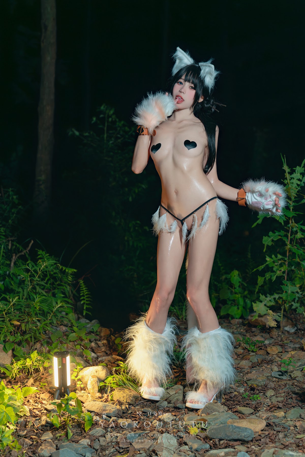 Coser@黏黏团子兔 – 八月订阅『狐灵』& LIKEY - P29