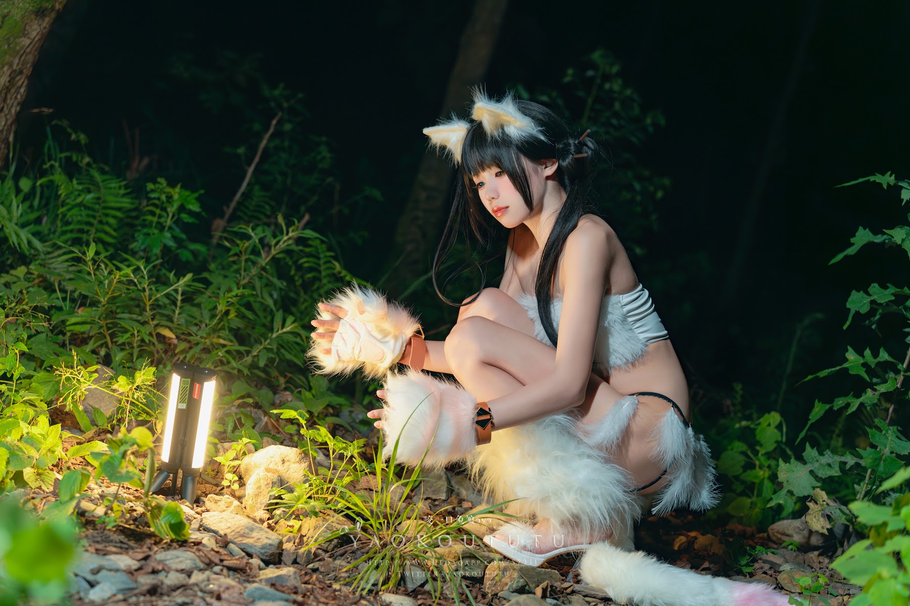 Coser@黏黏团子兔 – 八月订阅『狐灵』& LIKEY - P3