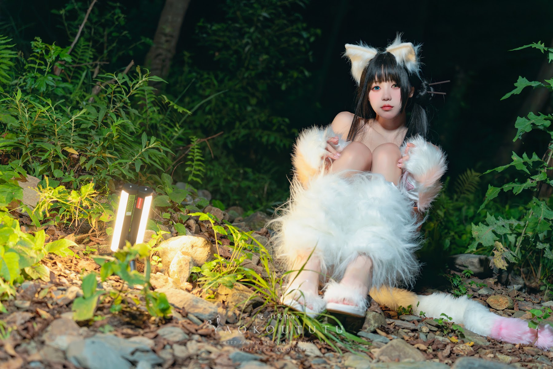 Coser@黏黏团子兔 – 八月订阅『狐灵』& LIKEY - P4