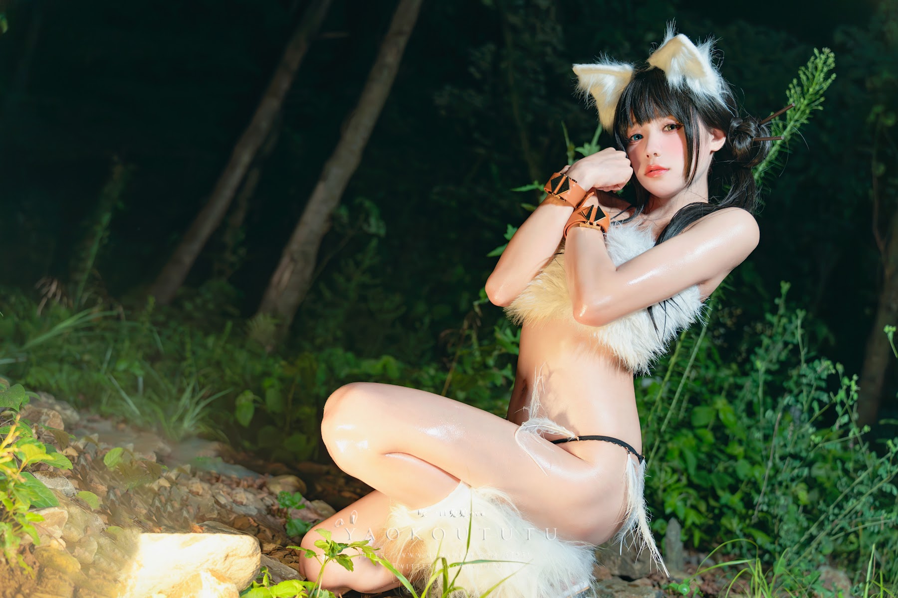Coser@黏黏团子兔 – 八月订阅『狐灵』& LIKEY - P52