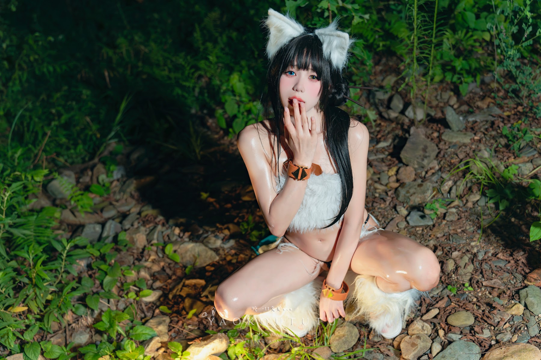 Coser@黏黏团子兔 – 八月订阅『狐灵』& LIKEY - P54
