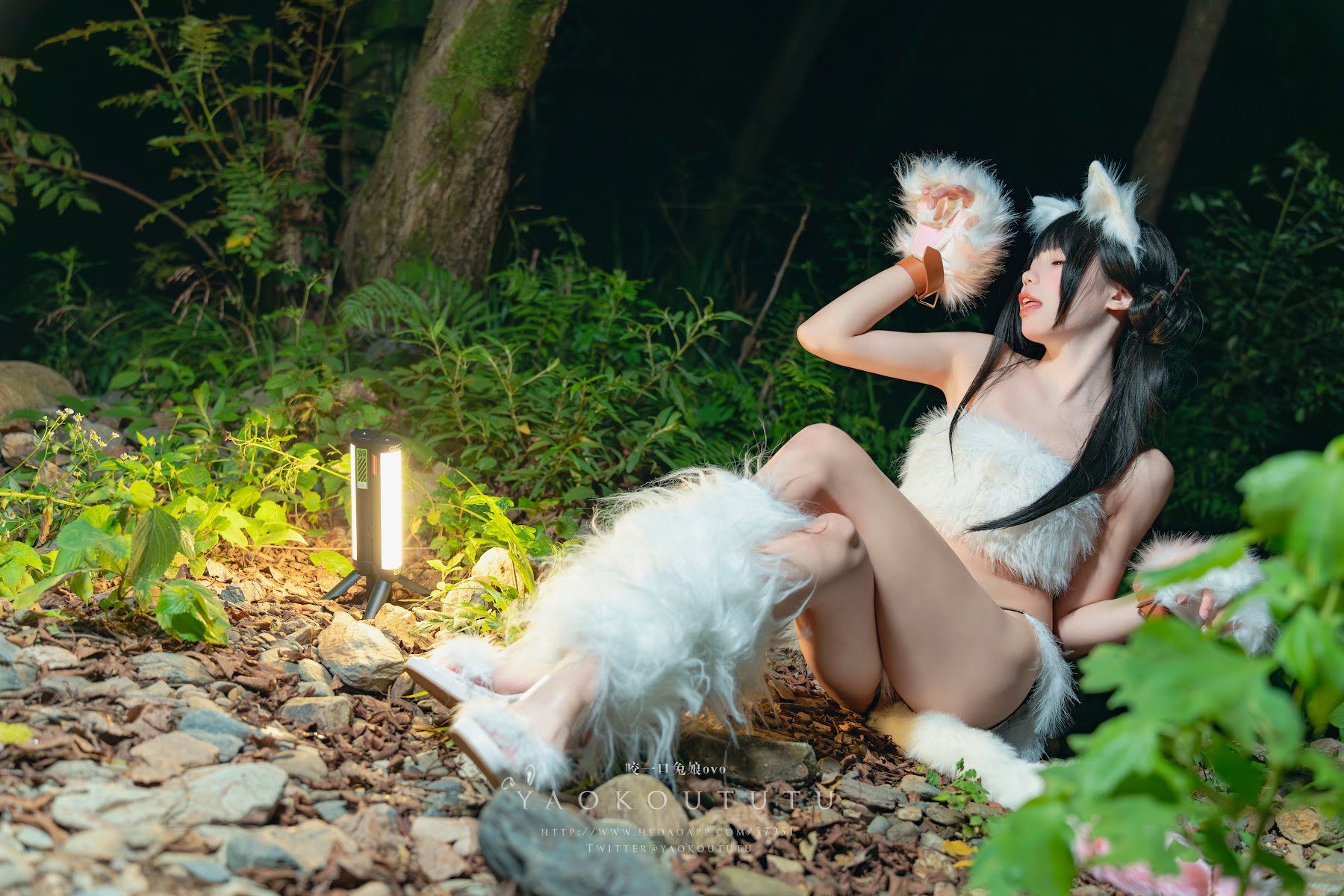 Coser@黏黏团子兔 – 八月订阅『狐灵』& LIKEY - P5