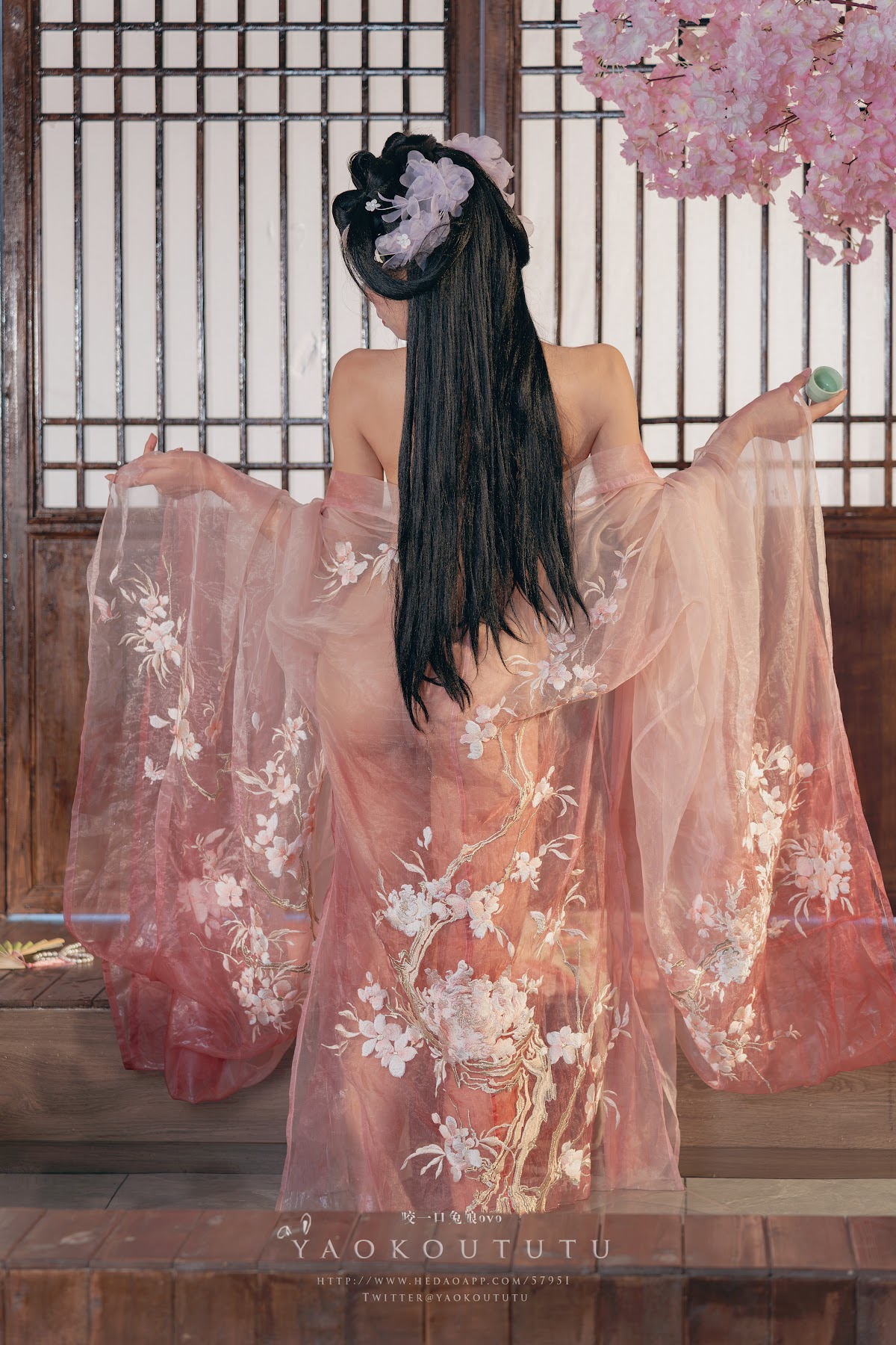 Coser@黏黏团子兔 – 八月订阅『醉倒荷塘边』& 游园惊梦 - P17