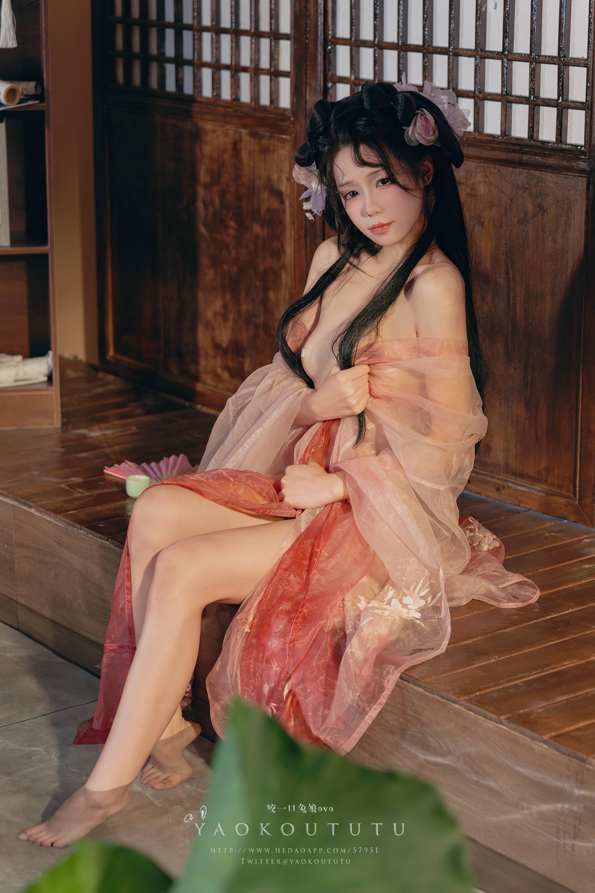 Coser@黏黏团子兔 – 八月订阅『醉倒荷塘边』& 游园惊梦 - P22