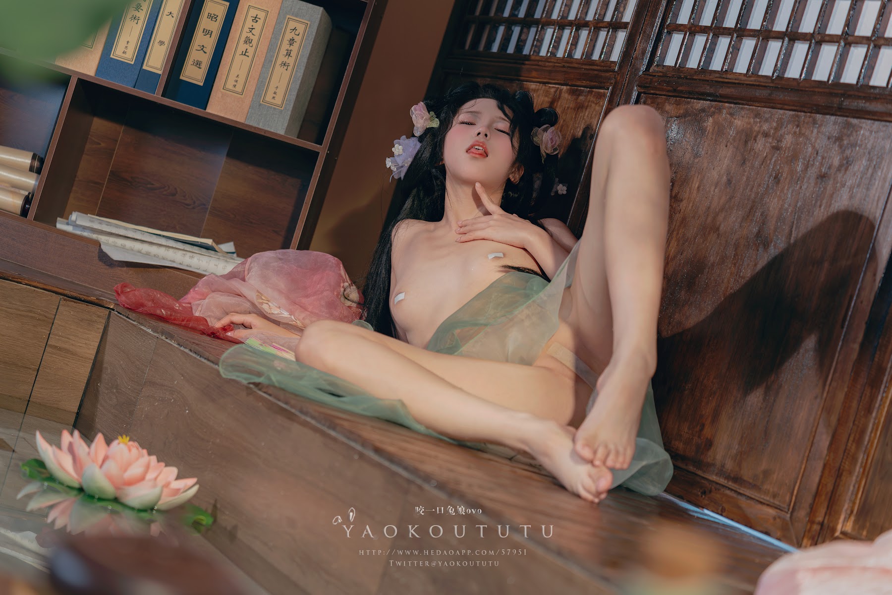 Coser@黏黏团子兔 – 八月订阅『醉倒荷塘边』& 游园惊梦 - P31