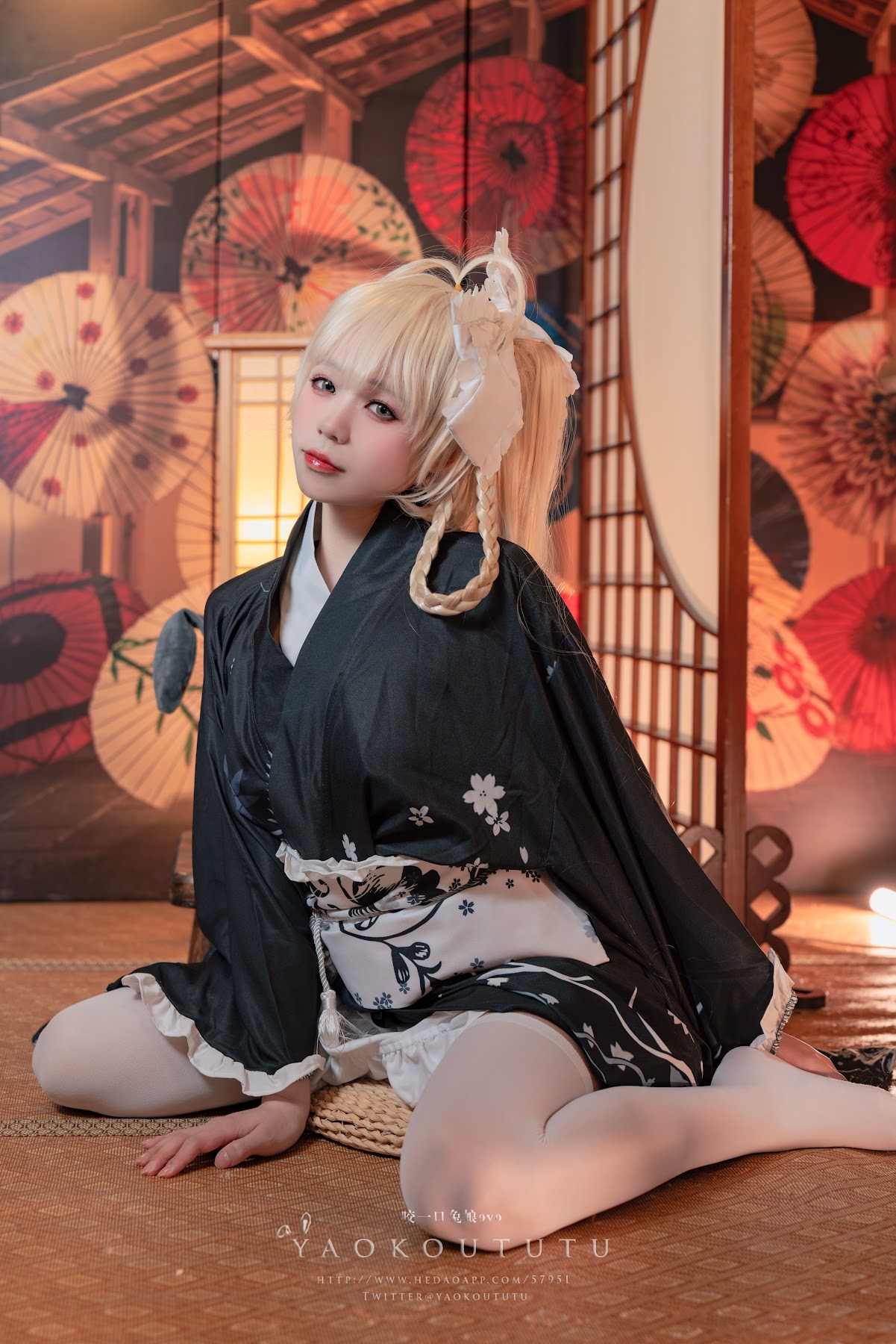 Coser@黏黏团子兔 – 六月T3专属特典『穹妹浴衣』 - P9