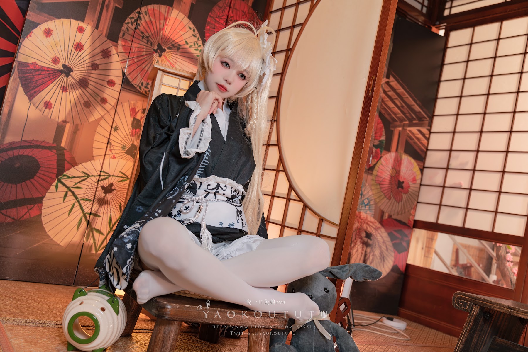 Coser@黏黏团子兔 – 六月T3专属特典『穹妹浴衣』 - P18