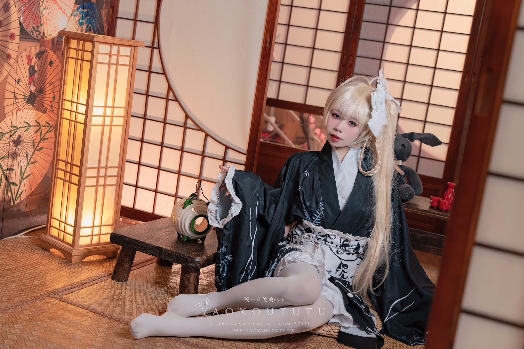 Coser@黏黏团子兔 – 六月T3专属特典『穹妹浴衣』 - P1