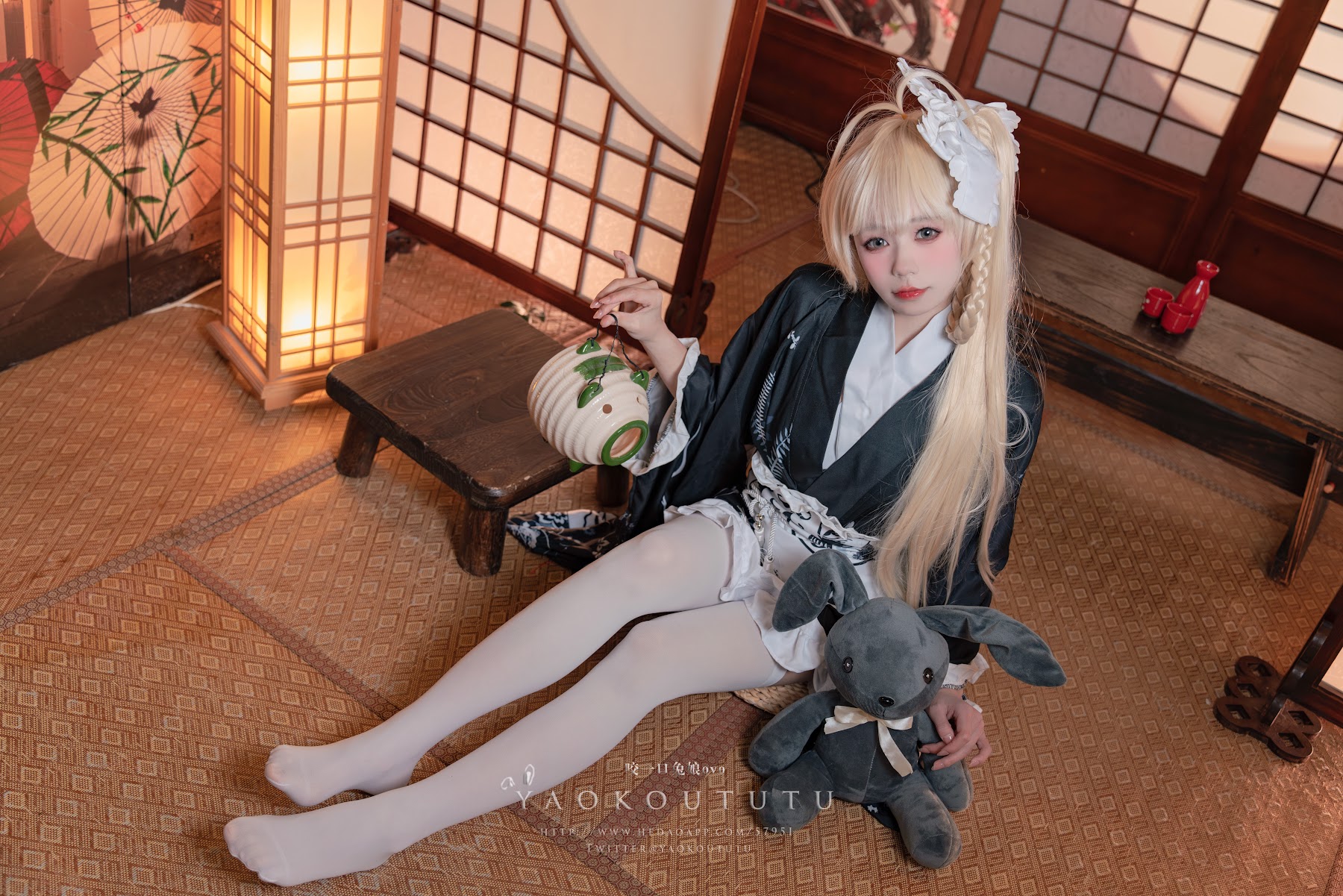 Coser@黏黏团子兔 – 六月T3专属特典『穹妹浴衣』 - P4