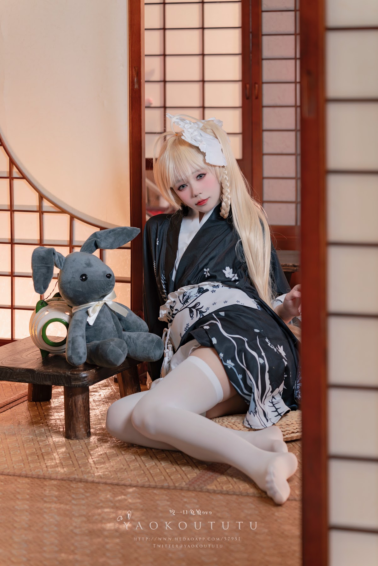 Coser@黏黏团子兔 – 六月T3专属特典『穹妹浴衣』 - P5