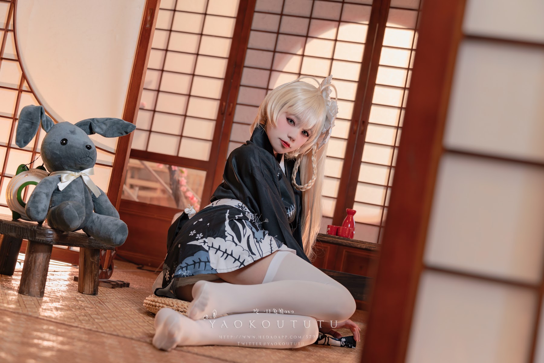 Coser@黏黏团子兔 – 六月T3专属特典『穹妹浴衣』 - P7