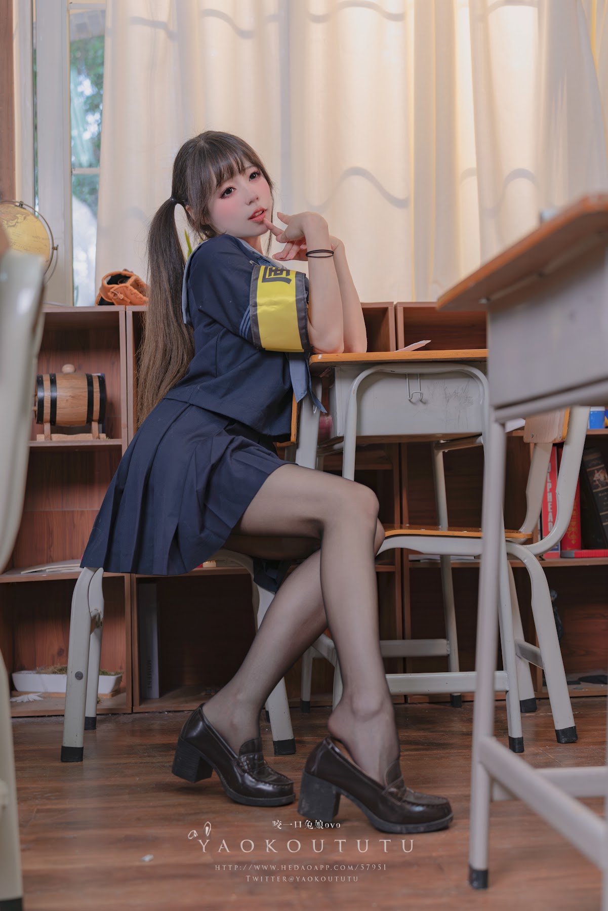 Coser@黏黏团子兔 – 六月订阅『学生会长竞选中』脸红的思春期 - P45