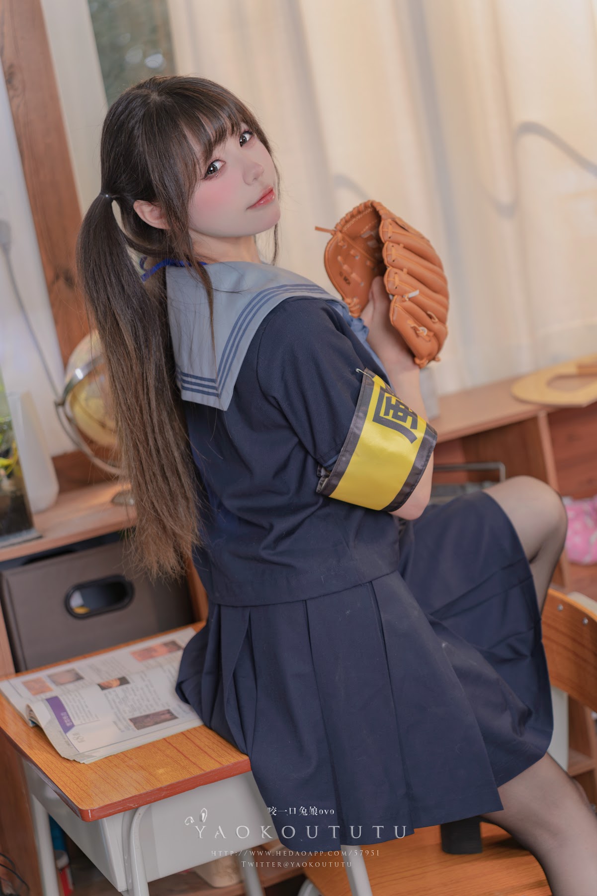 Coser@黏黏团子兔 – 六月订阅『学生会长竞选中』脸红的思春期 - P4