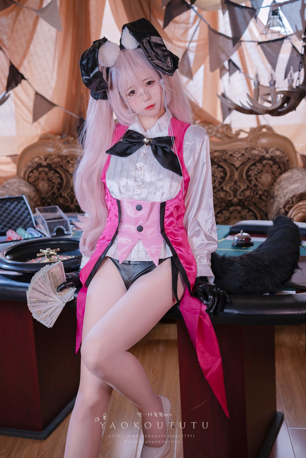 Coser@黏黏团子兔 – 六月订阅『高扬斯卡娅兔女郎』小剧场 - P12