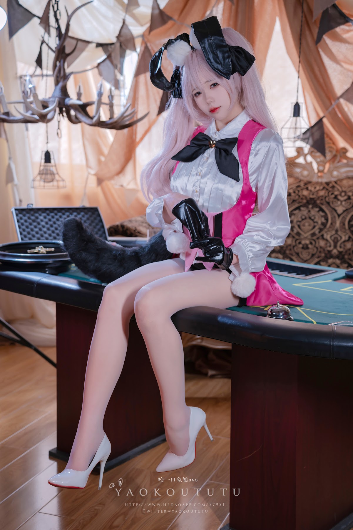 Coser@黏黏团子兔 – 六月订阅『高扬斯卡娅兔女郎』小剧场 - P14